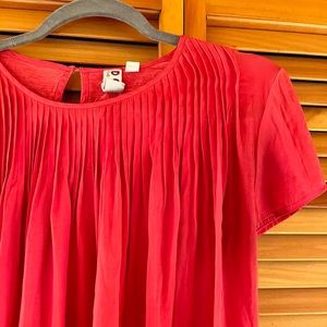 Anthropologie Dolan Coral Short Sleeved Shirt. Size S. Excellent used condition.